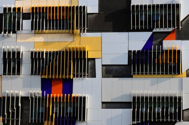 Gün batımında soyut renkli arkaplan