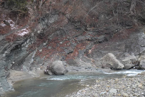 山河在冬季 — 图库照片