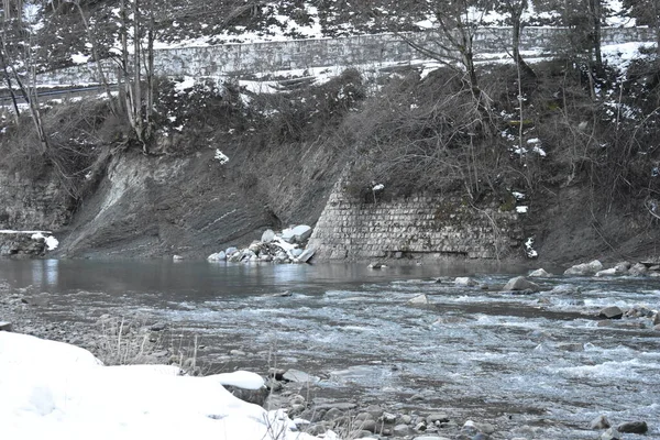 山河在冬季 — 图库照片
