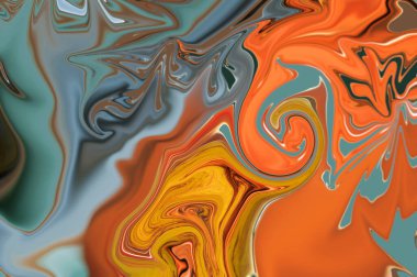 Renkli mermer, soyut arkaplan. Mermer desenli girdaplı. Sıvı mermer desen tasarımı, renkli mermer yüzey.