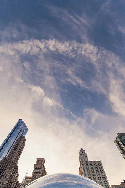 Chicago Oktober 2020 Bean Millennium Park Chicago Cloud Gate Chicago — Stockfoto