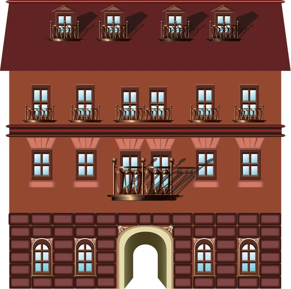 Edificio — Vector de stock