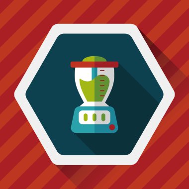 Uzun Gölge, eps10 suyu makine düz simgesiyle