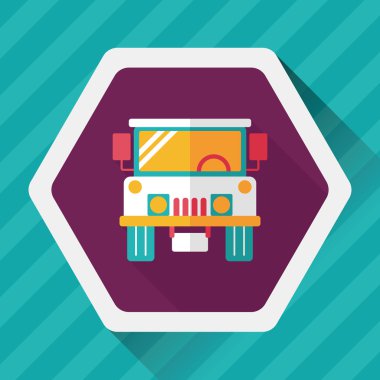 Uzun Gölge, eps10 ile ulaşım çekiç düz simgesi