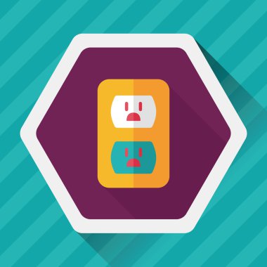 Uzun Gölge, eps1 ile çevre koruma kavramı düz simgesi