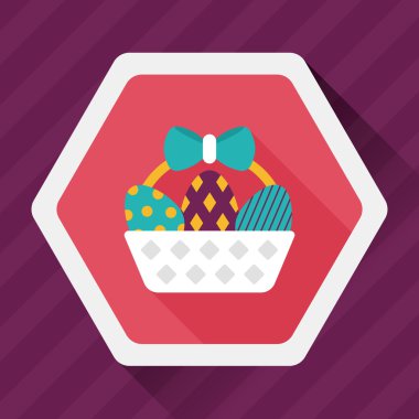 Uzun Gölge, eps10 Paskalya yortusu yumurta düz simgesiyle