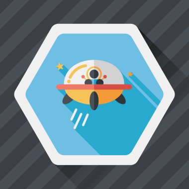 Uzun Gölge, eps10 alanı düz simgesiyle