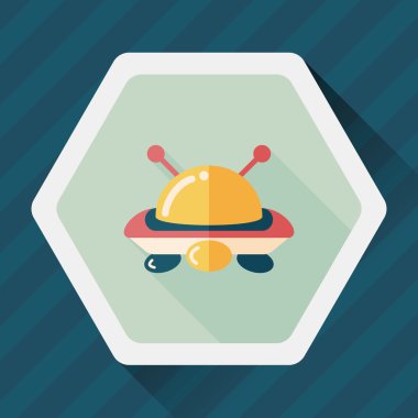 Uzun Gölge, eps10 alanı düz simgesiyle