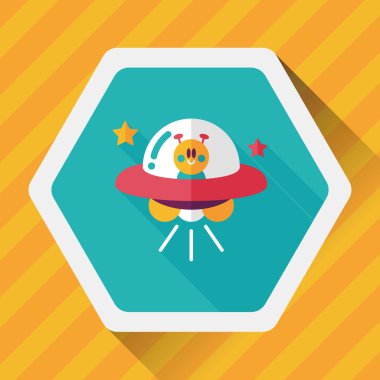 Uzun Gölge, eps10 alanı düz simgesiyle