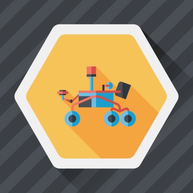 Uzun Gölge, eps10 ile alan Rover düz simgesi