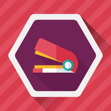 zımba ile uzun gölge, eps10 düz simgesi