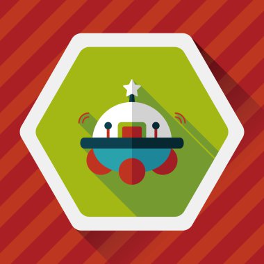 Uzun Gölge, eps10 alanı düz simgesiyle