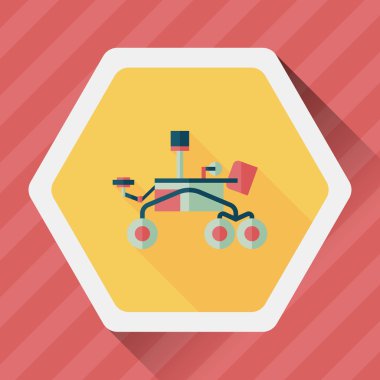 Uzun Gölge, eps10 ile alan Rover düz simgesi