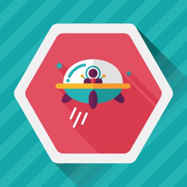 Uzun Gölge, eps10 alanı düz simgesiyle