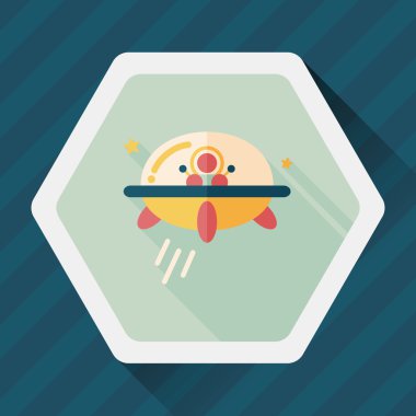 Uzun Gölge, eps10 alanı düz simgesiyle