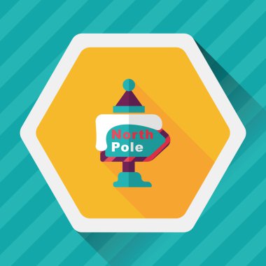 Uzun Gölge, eps10 ile işaret düz simgesi