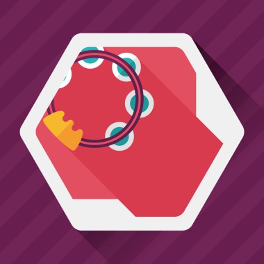 Tef uzun gölge düz simgesi