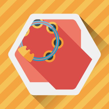 Tef uzun gölge düz simgesi