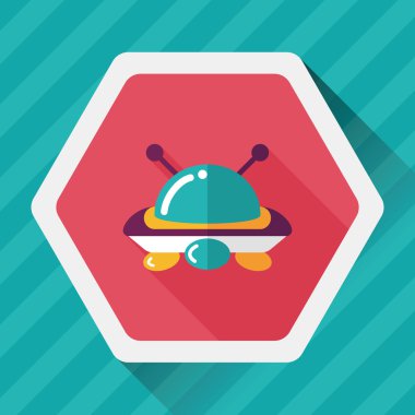 Uzun Gölge, eps10 alanı düz simgesiyle