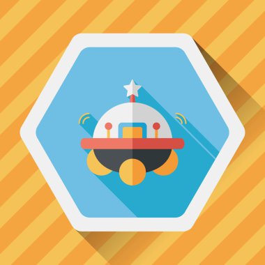 Uzun Gölge, eps10 alanı düz simgesiyle