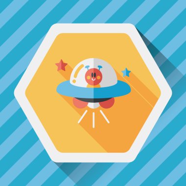 Uzun Gölge, eps10 alanı düz simgesiyle