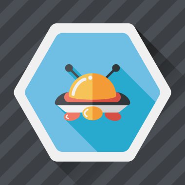 Uzun Gölge, eps10 alanı düz simgesiyle