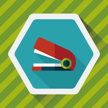 zımba ile uzun gölge, eps10 düz simgesi