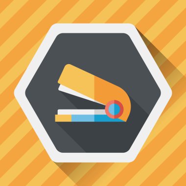 zımba ile uzun gölge, eps10 düz simgesi