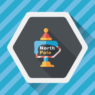 Uzun Gölge, eps10 ile işaret düz simgesi