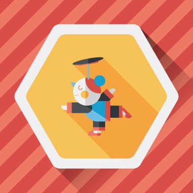 Çin yeni yıl akrobasi kız uzun gölge, eps1 düz simgesiyle