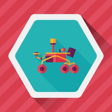 Uzun Gölge, eps10 ile alan Rover düz simgesi