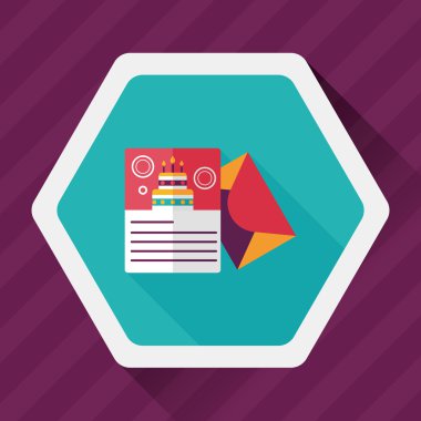 Uzun Gölge, eps10 ile mutlu yıllar kart düz simgesi