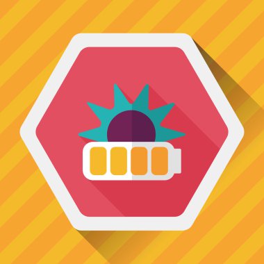 Uzun Gölge, eps1 ile çevre koruma kavramı düz simgesi