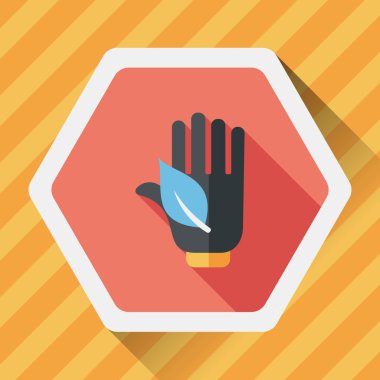 Uzun Gölge, eps1 ile çevre koruma kavramı düz simgesi