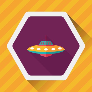 Uzun Gölge, eps10 alanı düz simgesiyle