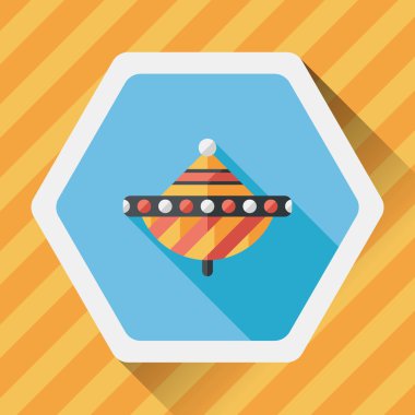 Peg uzun gölge, eps10'deki en iyi düz simgesi