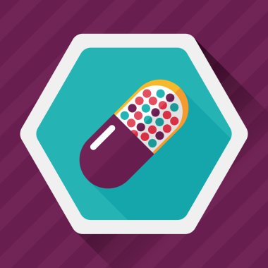 Uzun gölgeli yassı haplar