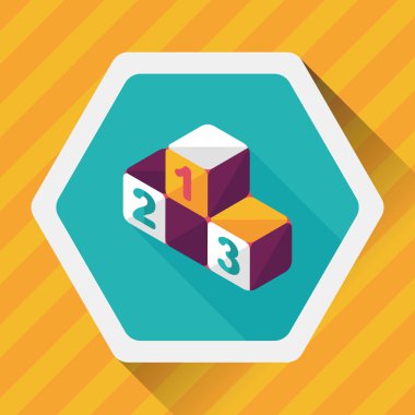 Uzun Gölge, eps10 ile kazanan podyum düz simgesi