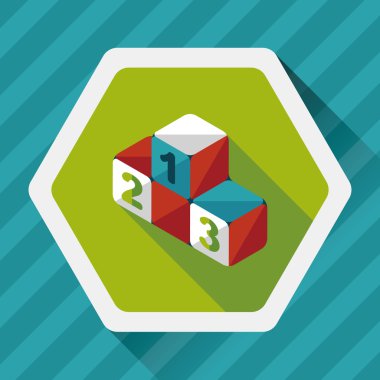 Uzun Gölge, eps10 ile kazanan podyum düz simgesi