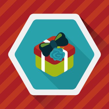 Uzun Gölge, eps10 Sevgililer günü hediyesi düz simgesiyle