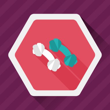 Uzun Gölge, eps10 ile evde beslenen hayvan kemik düz simgesi