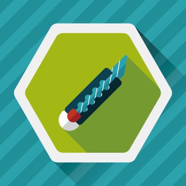 Uzun Gölge, eps10 ile yeni bıçak düz simgesi