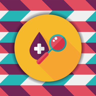 Uzun Gölge, eps10 ile kan düz simgesini bulun