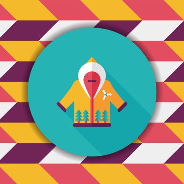 Noel elbiseler uzun gölge, eps10 düz simgesiyle