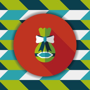 Uzun Gölge, eps10 hediye düz simgesi