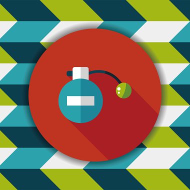 Uzun Gölge, eps10 parfüm düz simgesi