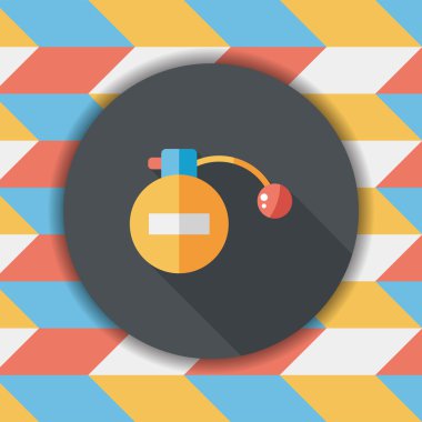 Uzun Gölge, eps10 parfüm düz simgesi