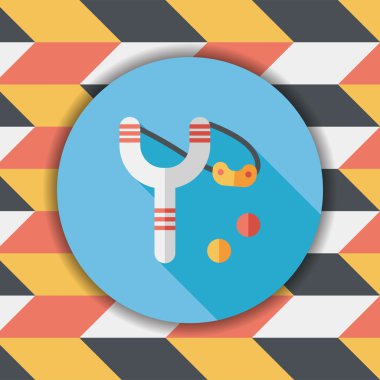 Uzun Gölge, eps10 sapan düz simgesi