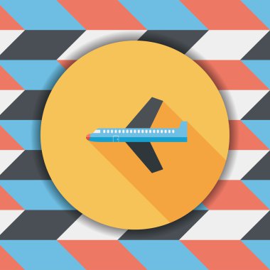 Uzun Gölge, eps10 ile uçak düz simgesi