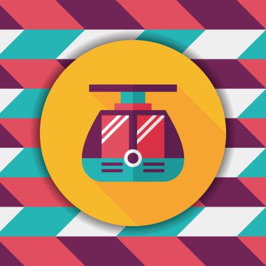 Uzun Gölge, eps10 tramvay düz simgesiyle